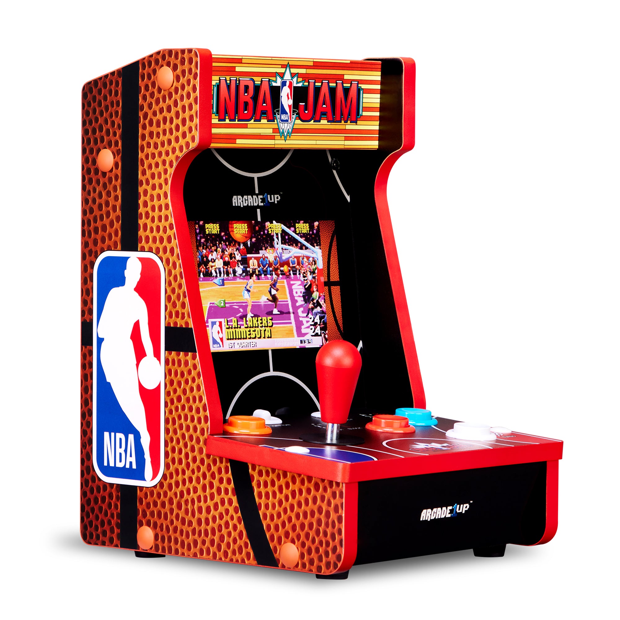 Arcade1Up NBA JAM Countercade Arcade w/3 Games, 7" LCD Screen & Light-Up Marquee - VMInnovations