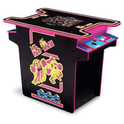 Arcade1Up Ms.PAC-MAN Arcade Cocktail Table w/ 12 Games & 2 Player Control Panel (Open Box)