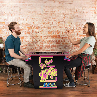 Arcade1Up Ms.PAC-MAN Table w/ 12 Games & 2 Player Control Panel (For Parts)