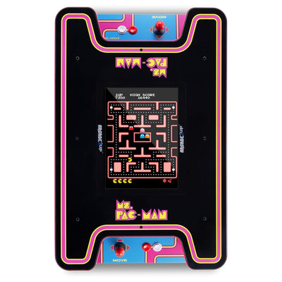 Arcade1Up Ms.PAC-MAN Arcade Cocktail Table w/ 12 Games & 2 Player Control Panel (Open Box)