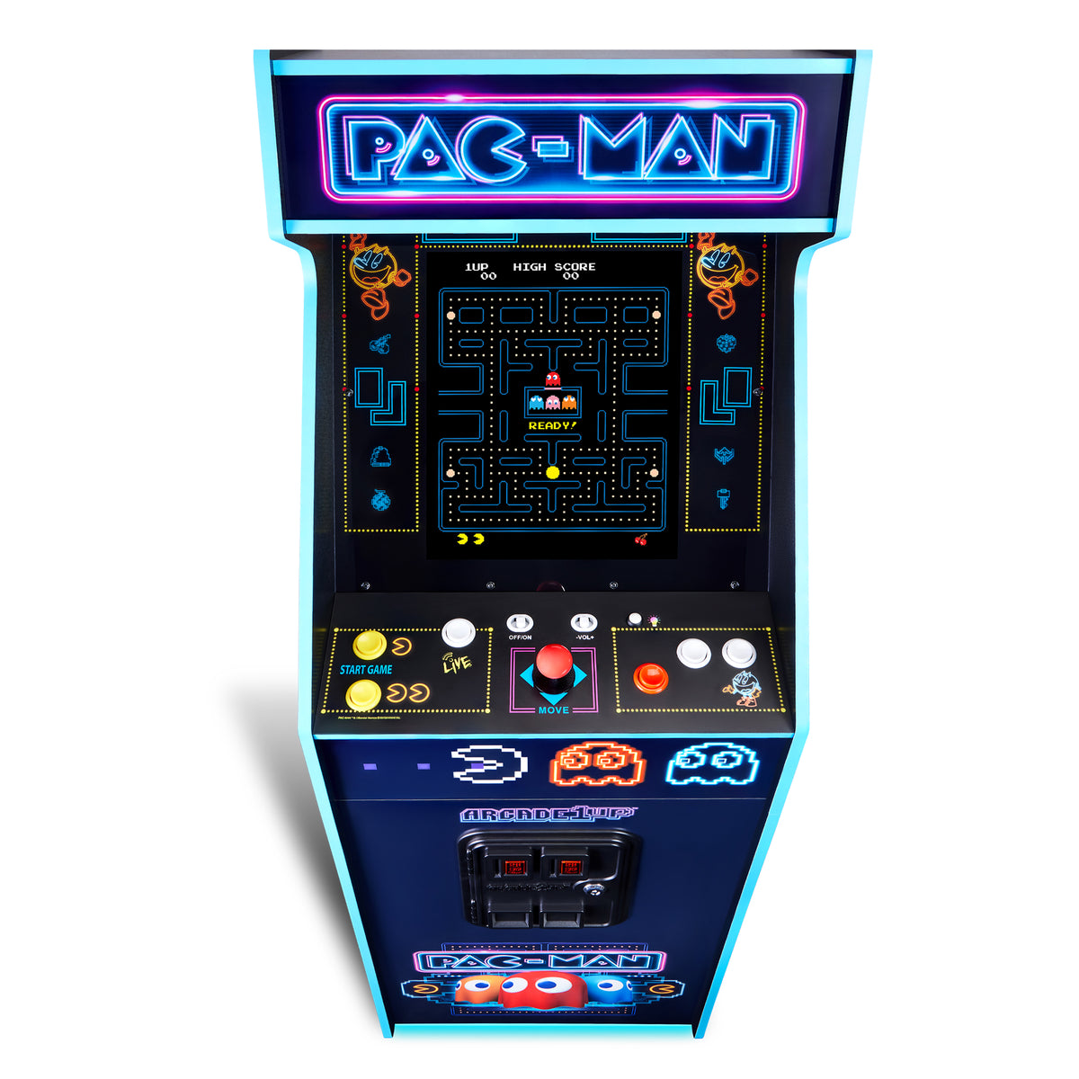 PAC-MAN NEON EDITION DELUXE ARCADE MACHINE (Open Box)