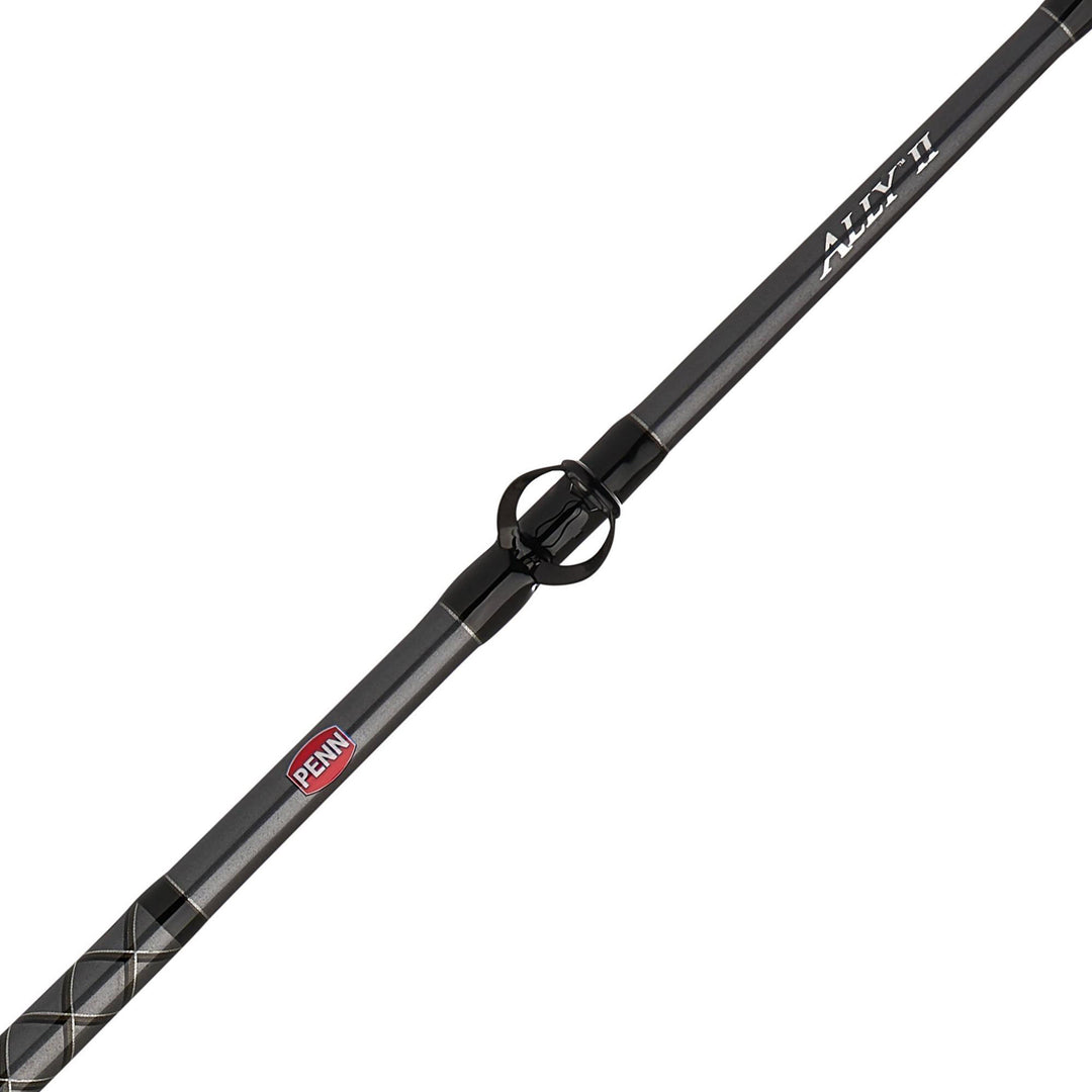 Penn Ally II Boat Conventional Casting Fishing Rod 6 Feet, up to 50 Lbs, Black