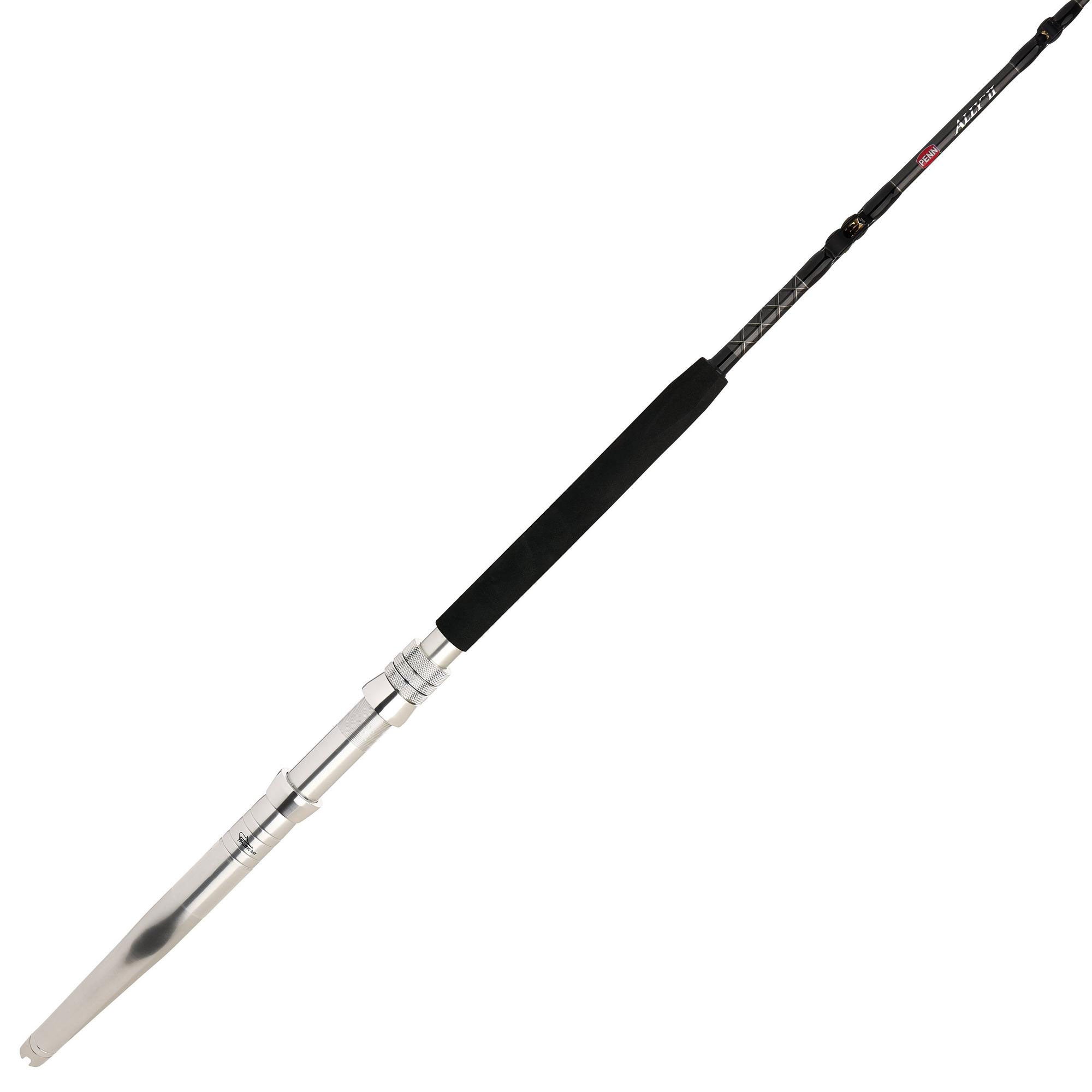 Penn Ally II Boat Conventional Casting Fishing Rod 6 Feet, up to 50 Lbs, Black - VMInnovations