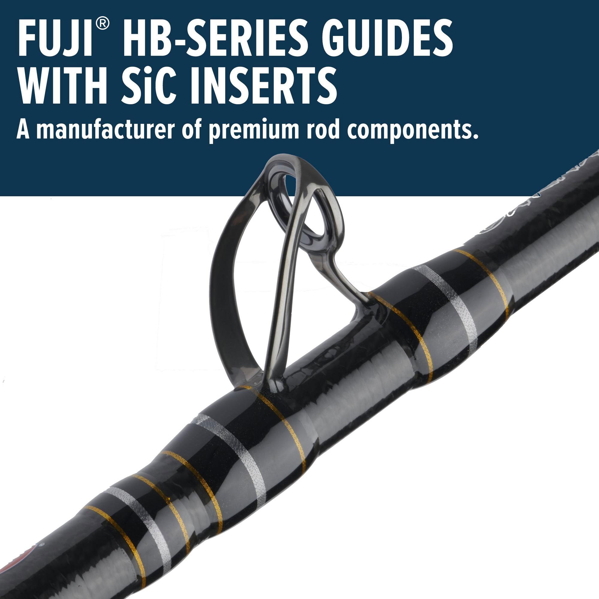 Penn Carnage III Boat Conventional WC Spinning Fishing Rod 7’, up to 130 Pounds - VMInnovations