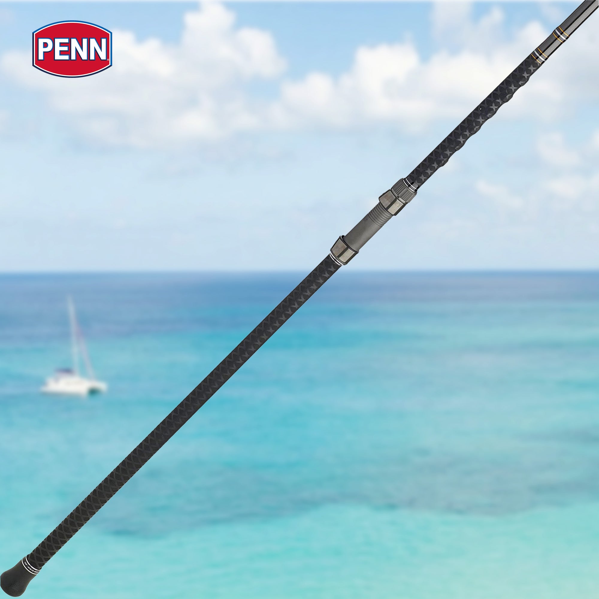 Penn Carnage III Conventional Casting Fishing Rod 12’, up to 50 Lbs (Open Box)