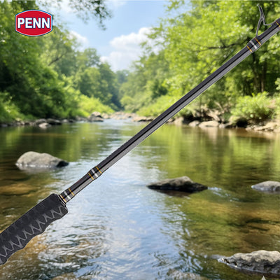 Penn Carnage III Boat Conventional Casting Fishing Rod 6'6", up to 80 Lb, Black