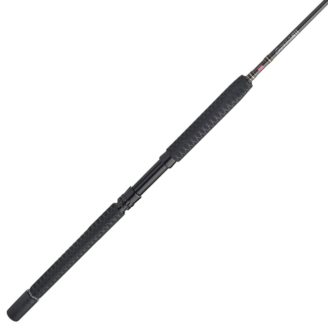 Penn Carnage III Boat Conventional Casting Fishing Rod 6'6", up to 100 Lb, Black