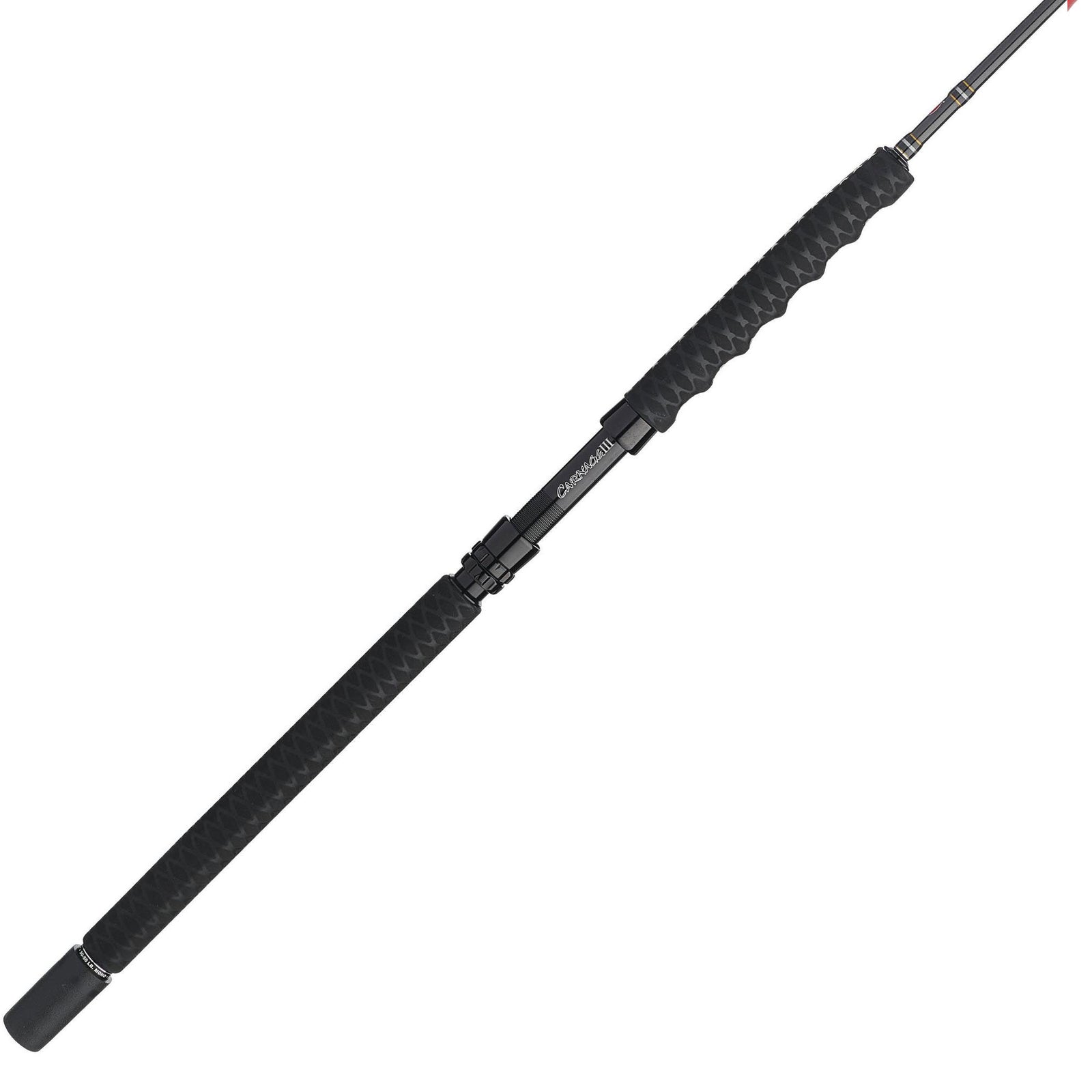 Penn Carnage III Boat Conventional Casting Fishing Rod 7’, up to 100 Lbs, Black - VMInnovations