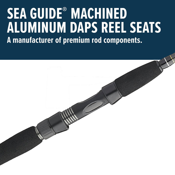 Penn III Inshore Spinning Fishing Rod, 7ft, Loads up to 20 Lbs, Black (Open Box)