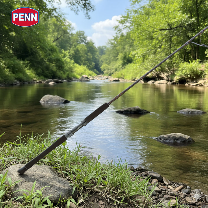 Penn Carnage III Inshore Spinning Fishing Rod, 7 Feet, Loads up to 30 Lbs, Black - VMInnovations