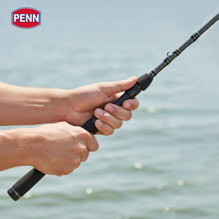 Penn Carnage III Inshore Casting Fishing Rod, 7 Feet, Loads up to 17 Lbs, Black - VMInnovations