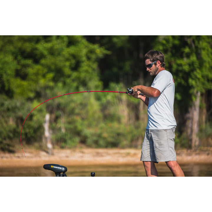 Ugly Stik Carbon Low Profile Baitcast Reel & Rod Combo, Left-Handed Orientation