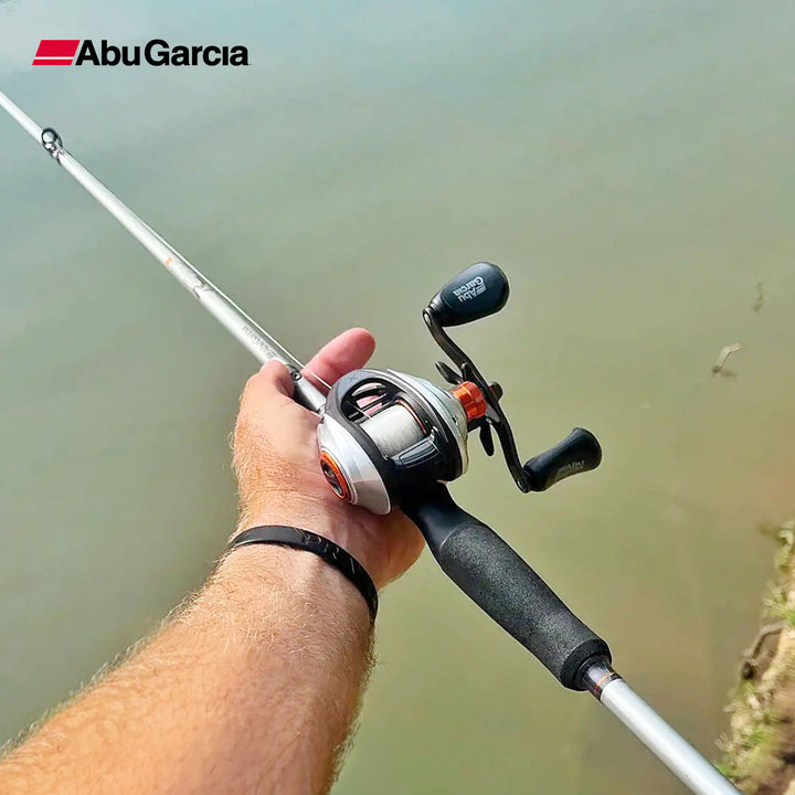 Abu Garcia Revo X Baitcast Reel and Fishing Rod Combo, Right-Handed Orientation