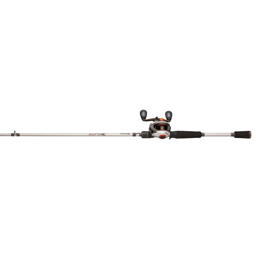 Abu Garcia Revo X Baitcast Reel and Fishing Rod Combo, Left-Handed Orientation