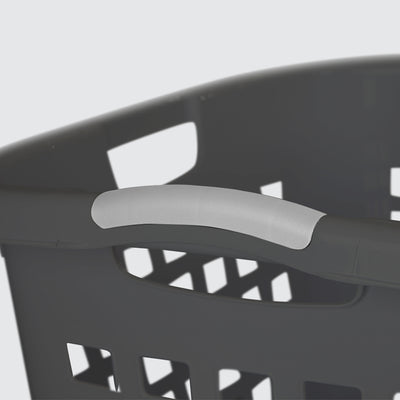 Sterilite Ultra Easy Carry Laundry Basket, 2.1 Bushel with Handles, Grey, 4 Pack - VMInnovations