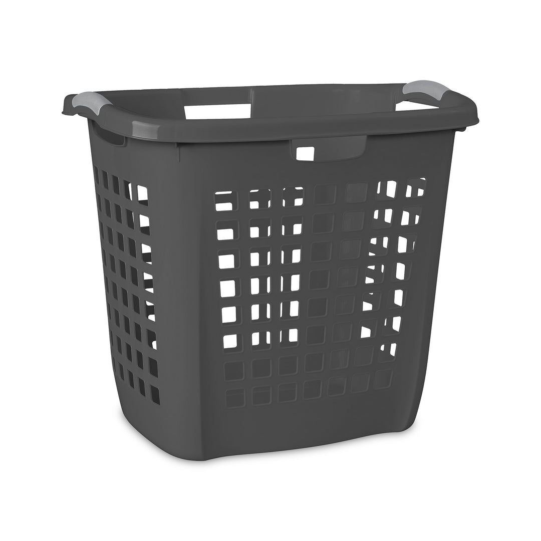 Sterilite Ultra Easy Carry Laundry Basket, 2.1 Bushel with Handles, Grey, 4 Pack