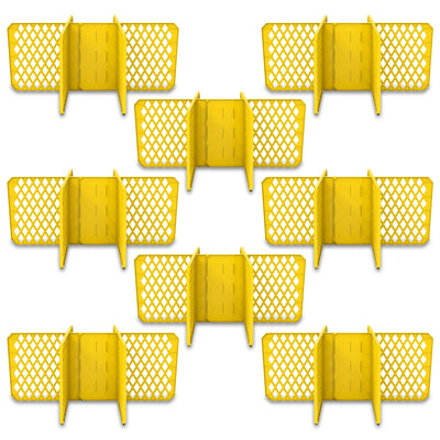 ORGANIZE-IT! 6 Slot Tote Dividers for 27 Gal Storage Containers, 8 Pk (Open Box)