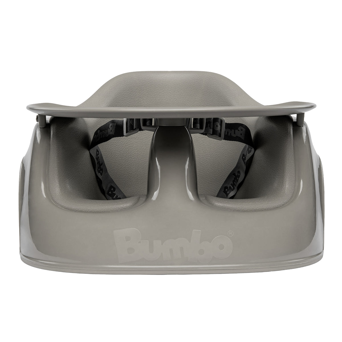 Bumbo Plastic Floor Seat Lite Baby Chair with Tray, 3-12 Months, Breige, 2 Pack