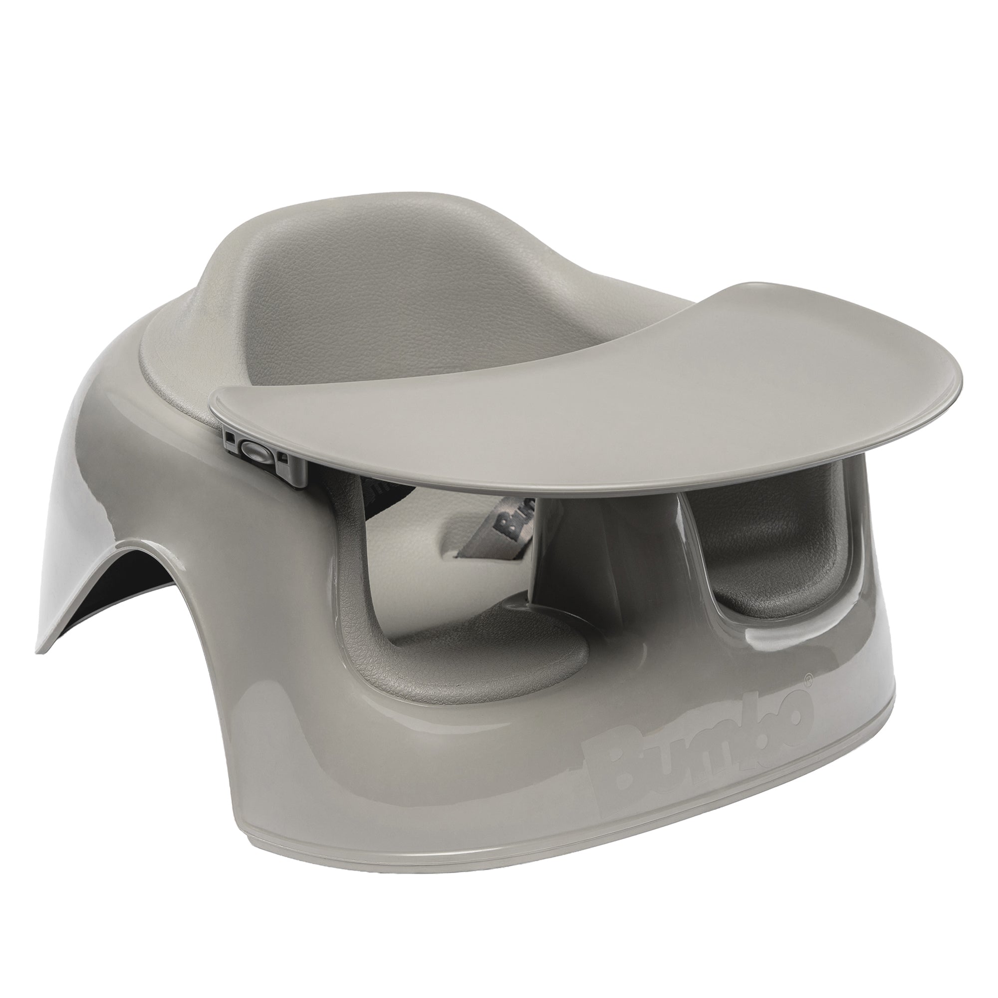 Bumbo Plastic Seat with Tray Combo, Floor Seat Lite with Extra Legroom, Breige - VMInnovations