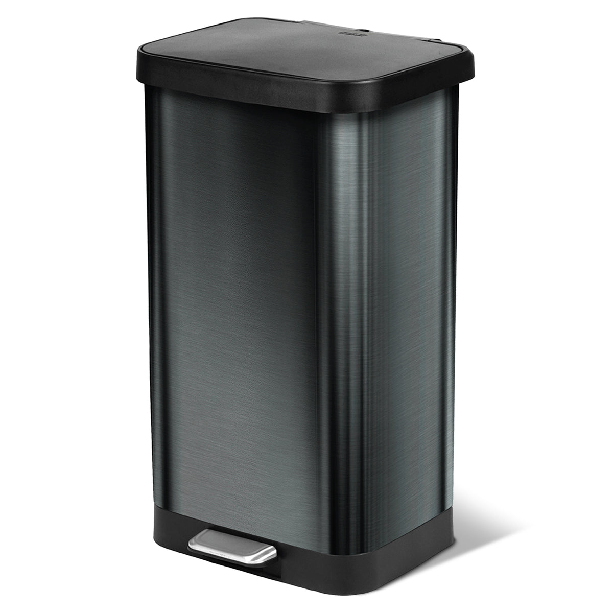 Glad Step Trash Can, Soft Close Lid Bin w/Odor Protection, 20 Gallon (Used)