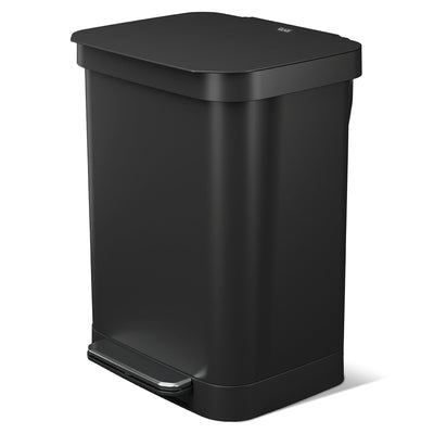 Glad Step Trash Can, Series 2 Soft Close Bin with Odor Protection, 13 Gal (Used)