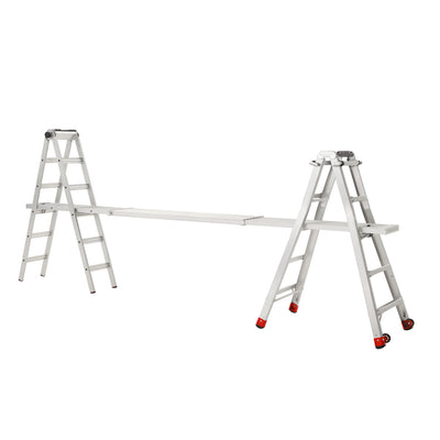 Lift Ladders 23 Foot Reach Multi Position Aluminum Step Ladder, 300 lb(Open Box)