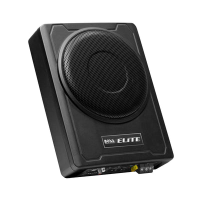BOSS ELITE 8" Powered Car Subwoofer and SOUNDSTORM AKS8 8 Gauge Car Amplifier