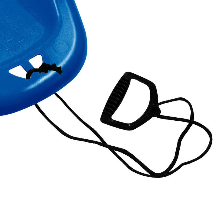 Gracious Living H2O! Raptor Boggan, Plastic Snow Sled for Kids & Adults (2 Pack)