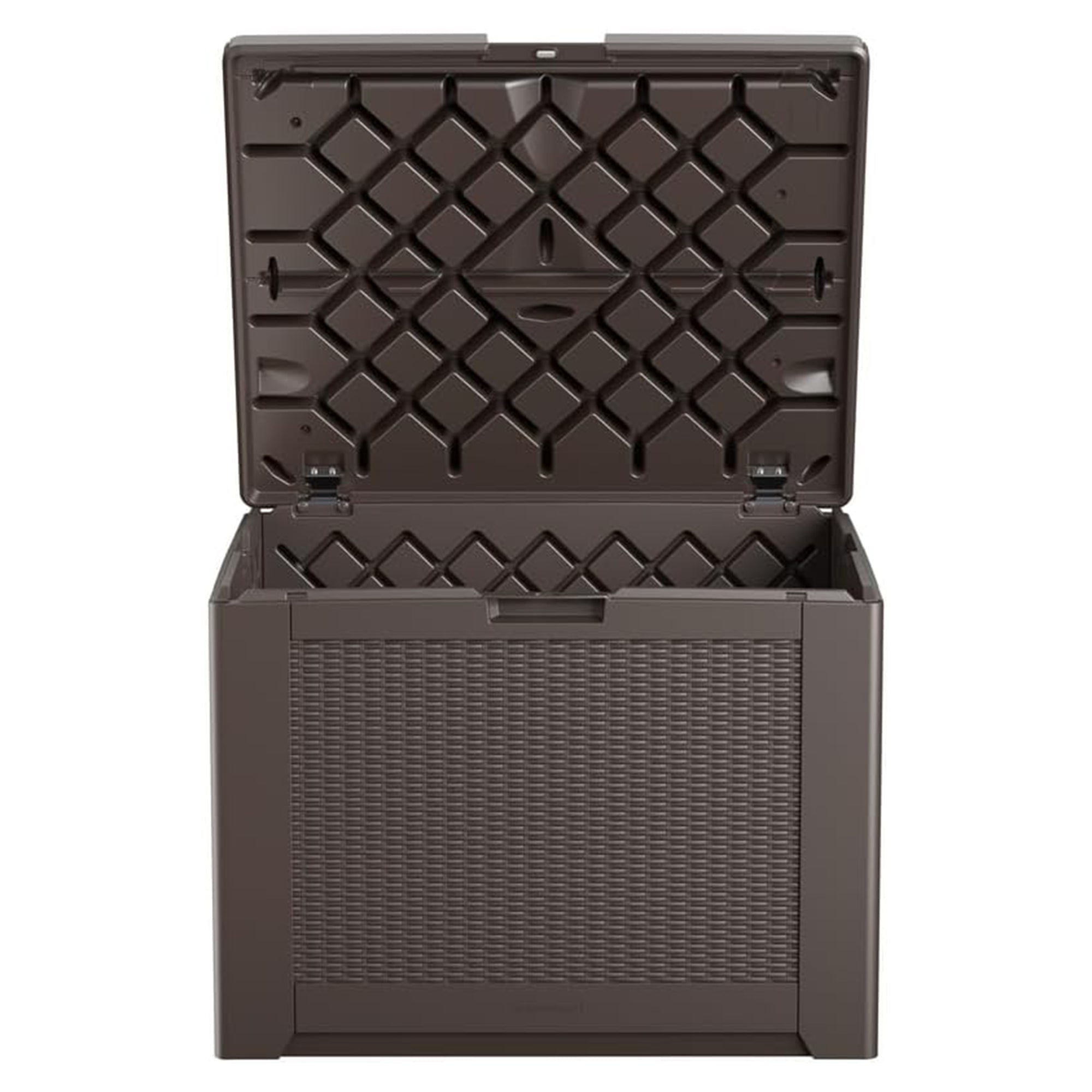 Rubbermaid Medium Storage Deck Box, Outdoor Resin Organizer, 74 Gal (Open Box)
