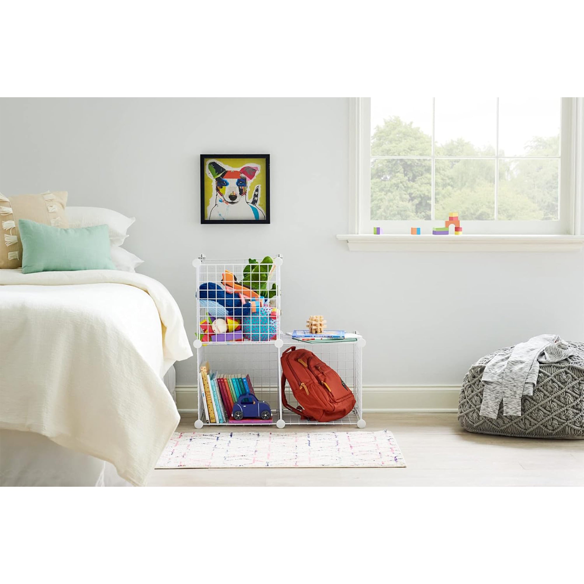 Rubbermaid 3pc Storage Stackable Cube Set, Multi-Use Home Organizers (Open Box) - VMInnovations