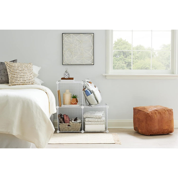 Rubbermaid 3pc Storage Stackable Cube Set, Multi-Use Home Organizers (Open Box)