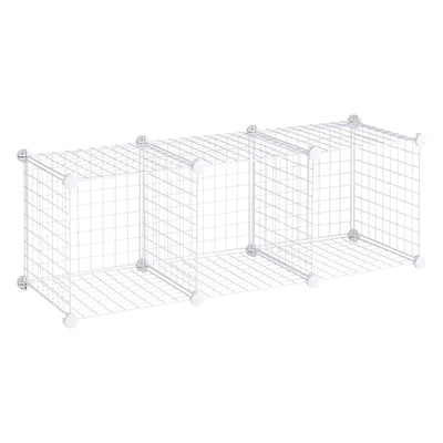 Rubbermaid 3pc Storage Stackable Cube Set, Multi-Use Home Organizers (Open Box) - VMInnovations