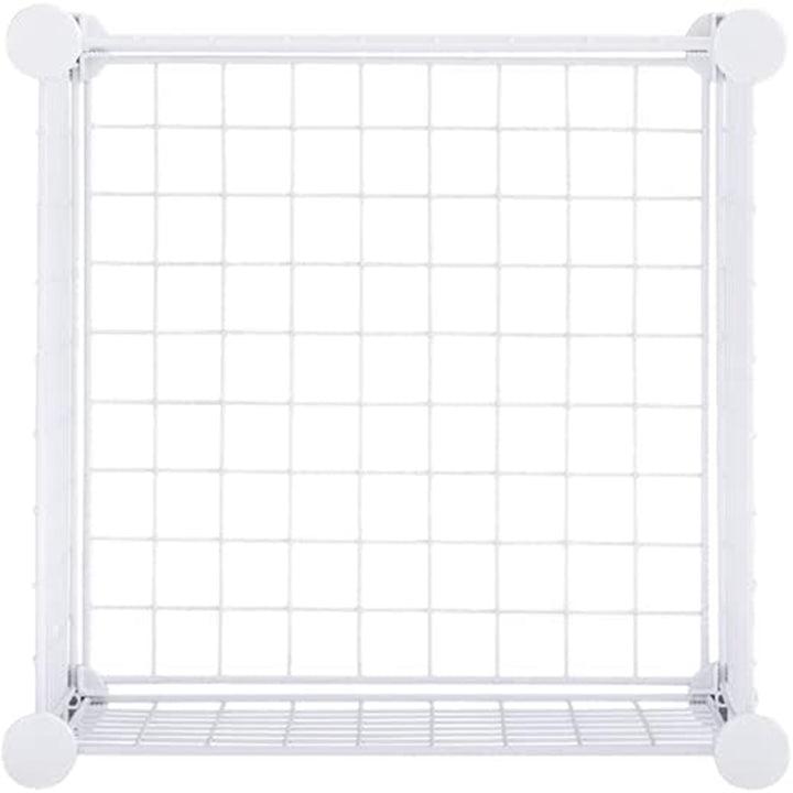 Rubbermaid 3 Piece Storage Stackable Cube Set, Multi-Use Home Organizers, White