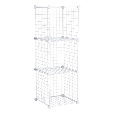 Rubbermaid 3pc Storage Stackable Cube Set, Multi-Use Home Organizers (Open Box) - VMInnovations