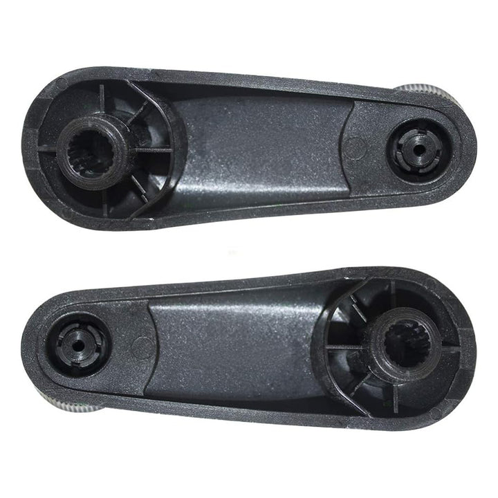 Brock 2 Pack Manual Window Crank Handles, Front or Rear Left and Right, Black