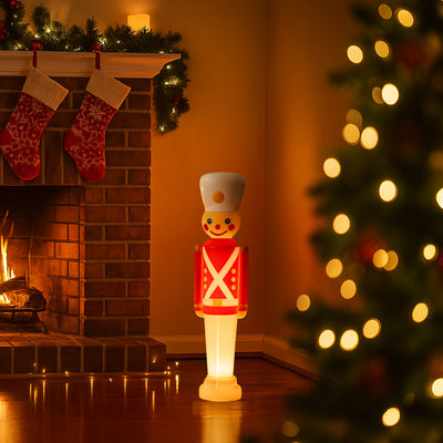 Union Products 31" Light-Up Christmas Toy Soldier, Outdoor Holiday Decor, 2 Pack - VMInnovations