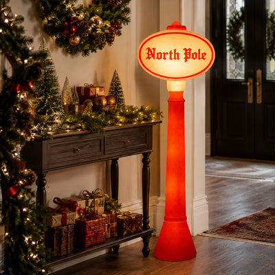 Union Products 76940 45" Blow Mold North Pole Lighted Christmas Yard Decoration - VMInnovations