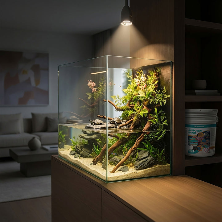 Aqua Joe Premium Aquarium Sand for Freshwater & Saltwater Tanks, 50 lbs. Bucket