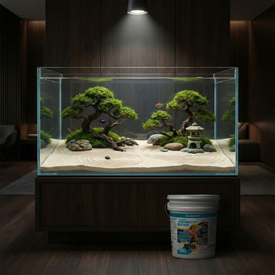 Aqua Joe Premium Aquarium Sand for Freshwater & Saltwater Tanks, 50 lbs. Bucket - VMInnovations