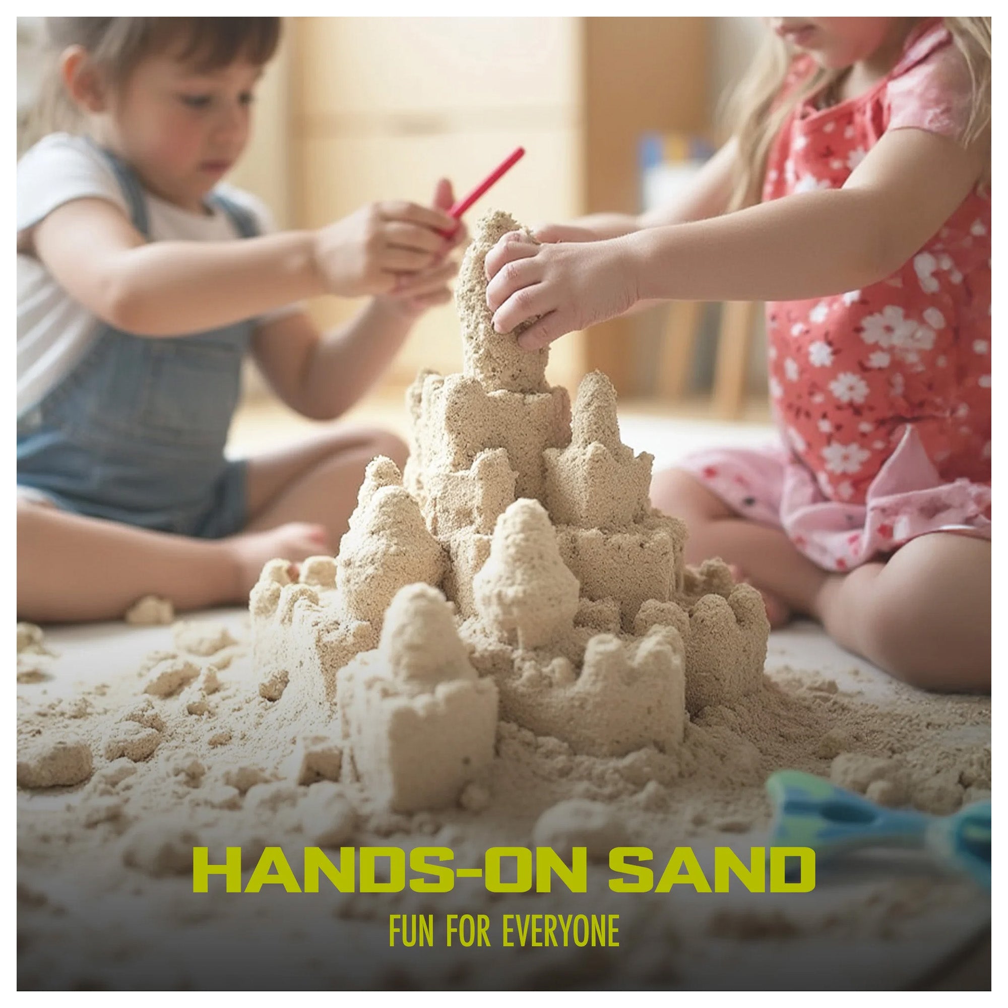 Sun Joe Ultra Fine Silica Play Sand for Sandboxes and Sensory Tables, 50 lbs. - VMInnovations