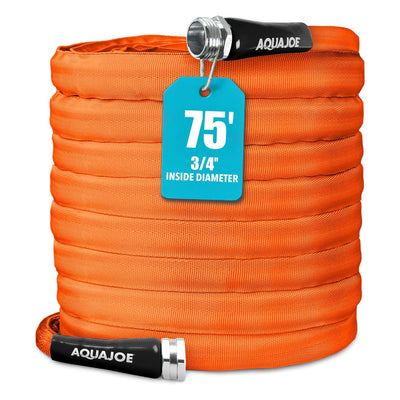 Aqua Joe FiberJacket Garden Hose, Kink-Resistant, 75' x 3/4" Diameter (Used) - VMInnovations