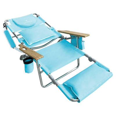 Ostrich The Deluxe 3N1 Lightweight Beach Lounge Chair & Footrest (Used)