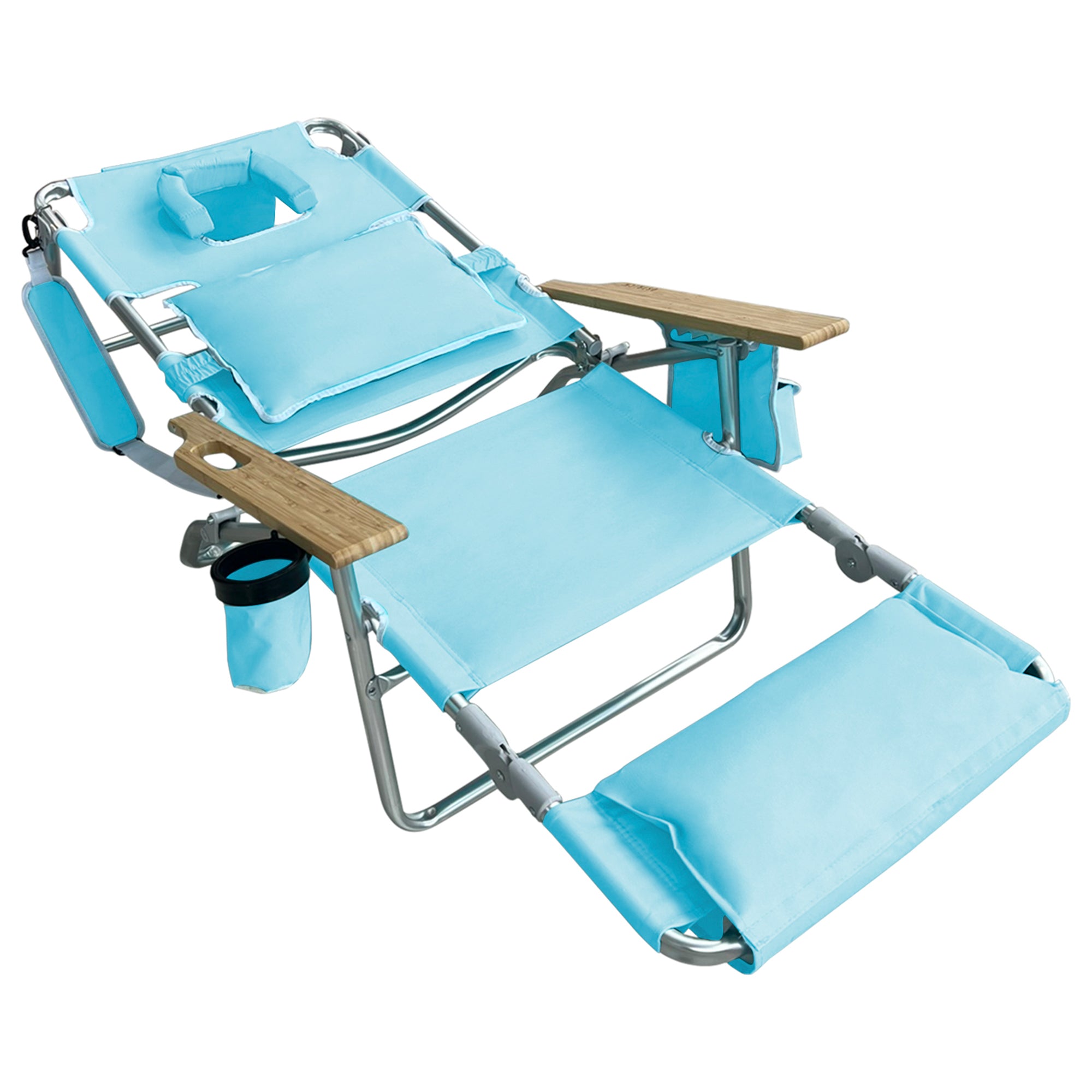 Ostrich The Deluxe 3N1 Lightweight Beach Lounge Chair & Footrest (Used)