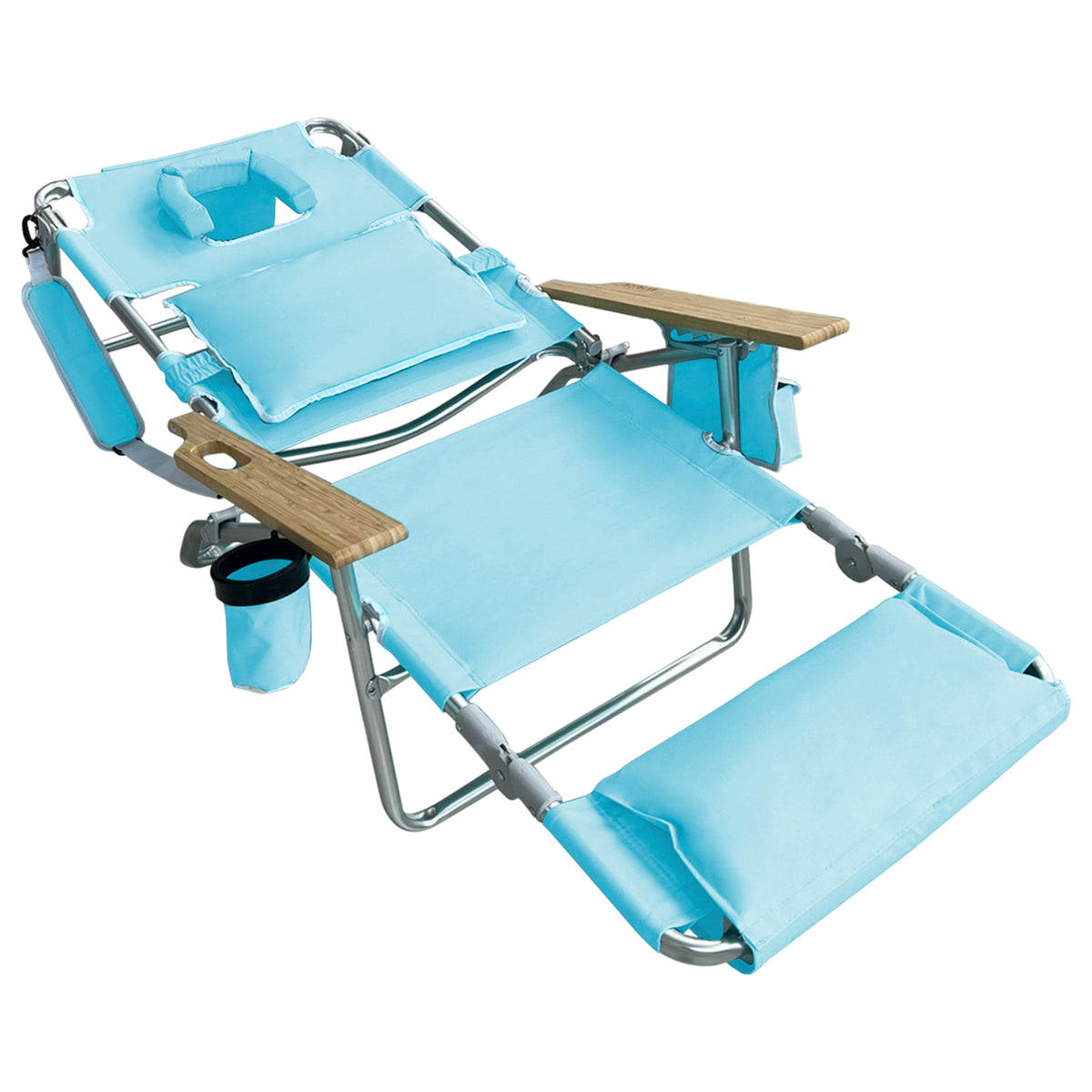 Ostrich The Deluxe 3N1 Lightweight Beach Lounge Chair & Footrest (Used)
