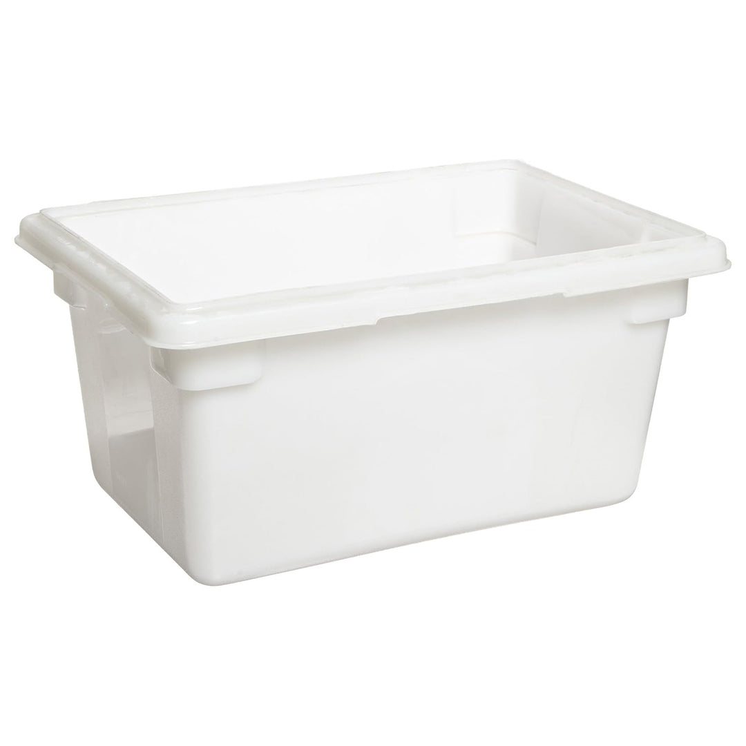 Rubbermaid Food Storage Tote Box, Freezer/Dishwasher Safe, 5 Gal, White, 2 Pack
