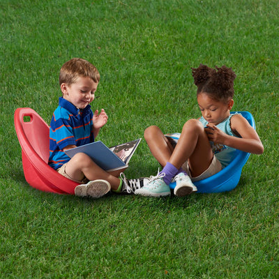 American Plastic Toys 2 Pack Scoop Rocker, Durable Egg-Shaped Chair (Open Box) - VMInnovations