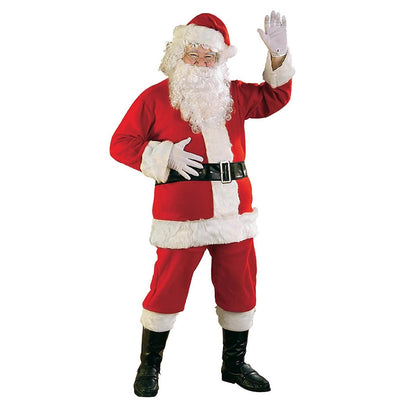 Rubies Costume Adult Mens Promotional Flannel Santa Claus Suit (Open Box)