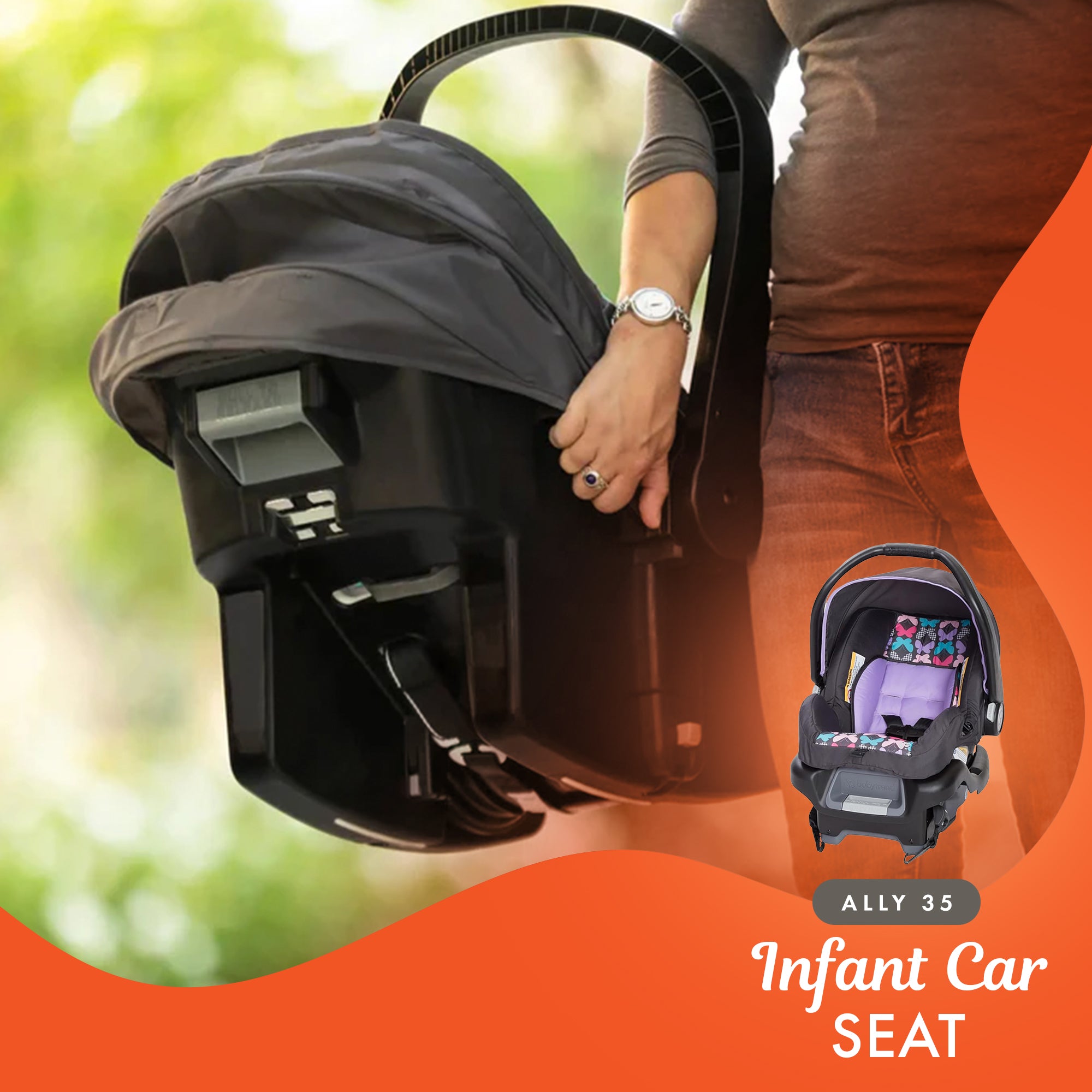 Baby Trend EZ Ride 35 Travel System Stroller Car Seat Combo for Baby (Open Box)
