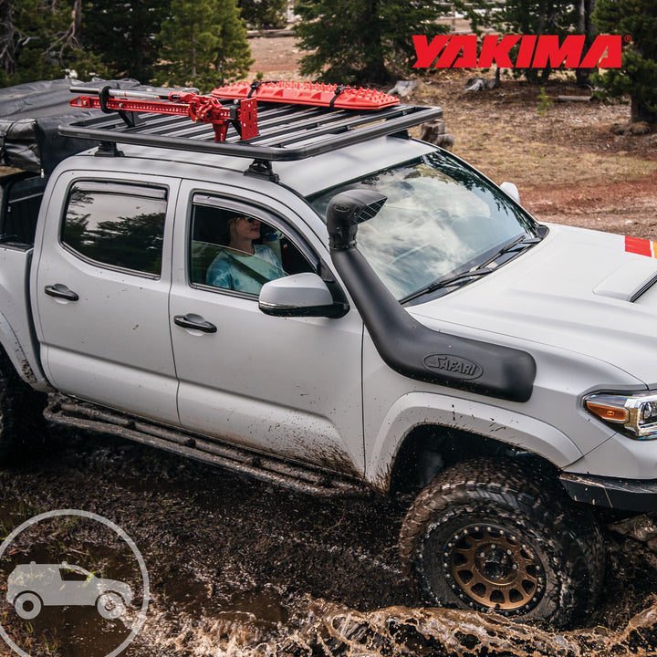 Yakima 84x62 Inch LockNLoad Heavy Duty Roof Rack Platform with Horizontal Slats