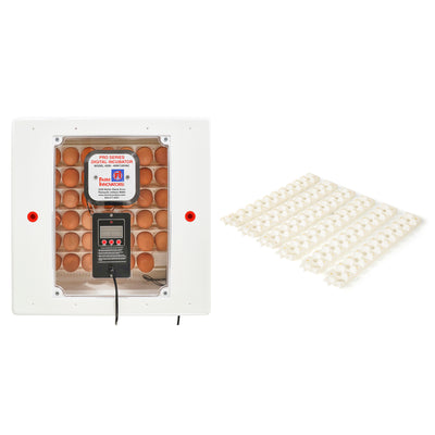 Farm Innovators Digital Incubator w/ Auto Egg Turner & Egg Tray Rail (6 Pack)
